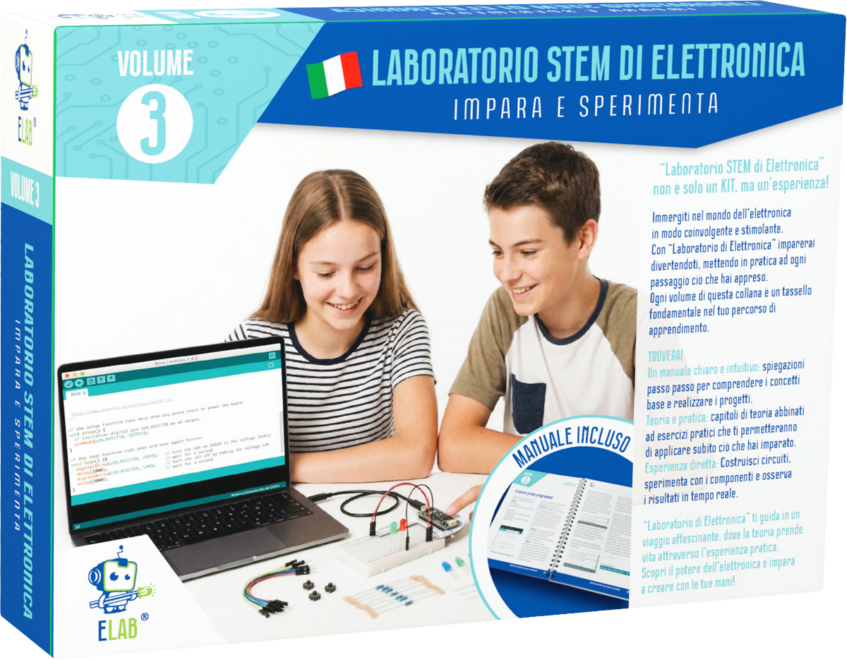 ELAB – Bundle Laboratorio di Elettronica Volume 1-2-3