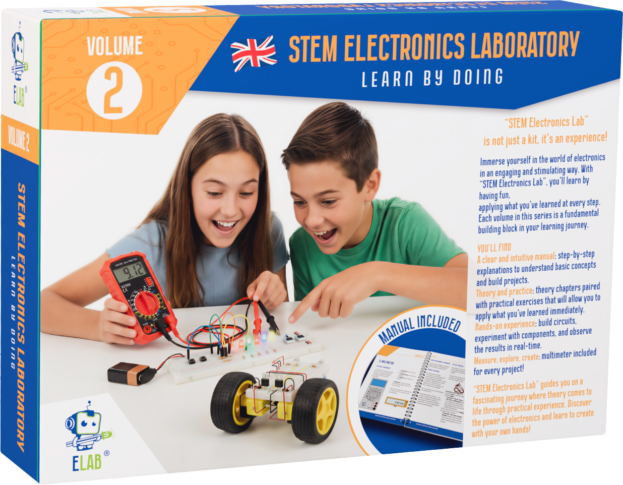 ELAB – Laboratorio di Elettronica Volume 2: Impara e Sperimenta
