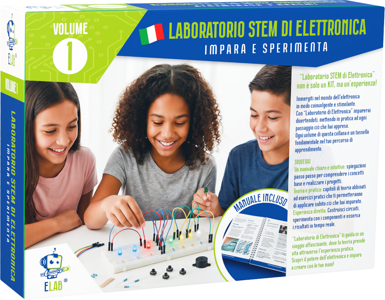 ELAB – Laboratorio di Elettronica Volume 1: Impara e Sperimenta