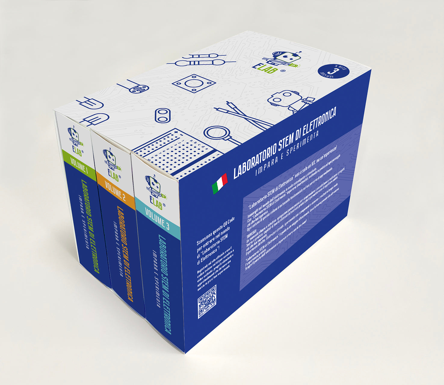 ELAB – Bundle Laboratorio di Elettronica Volume 1-2-3
